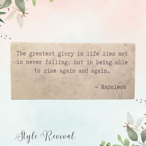 🎉 10/$10 Stickers - Inspiring Celebrity Quote Waterproof Decals - Napoleon